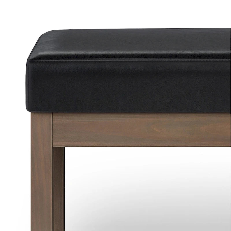Panca pouf rettangolare contemporanea Madison larga 44 pollici