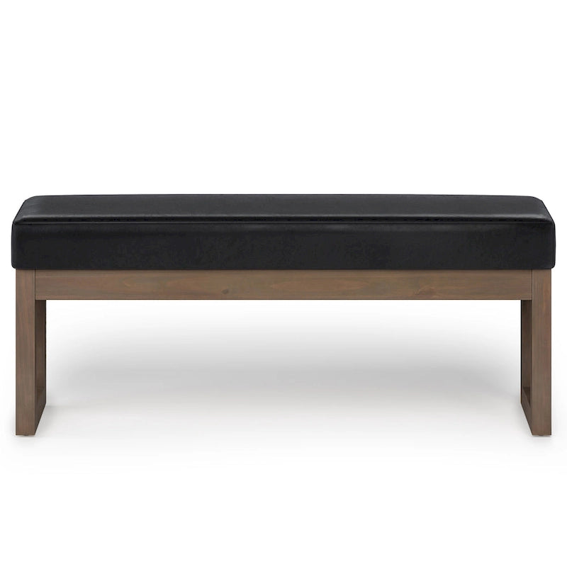 Panca pouf rettangolare contemporanea Madison larga 44 pollici