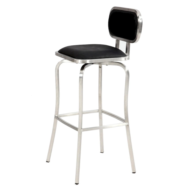 Sgabello da bancone moderno Somette girevole - N/A