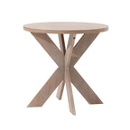 Tavolino rustico con gambe a croce