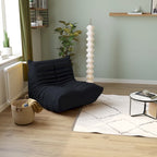 Divano da pavimento pigro, divano letto moderno in tessuto teddy, divano da salotto, poltrona sacco