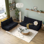 Divano da pavimento pigro, divano letto moderno in tessuto teddy, divano da salotto, poltrona sacco
