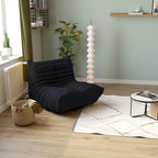 Divano da pavimento pigro, divano letto moderno in tessuto teddy, divano da salotto, poltrona sacco