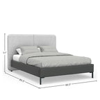 Letto imbottito Walden