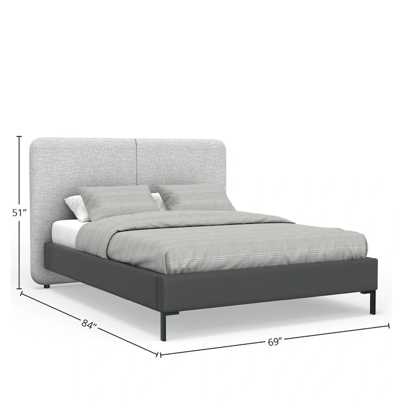 Letto imbottito Walden