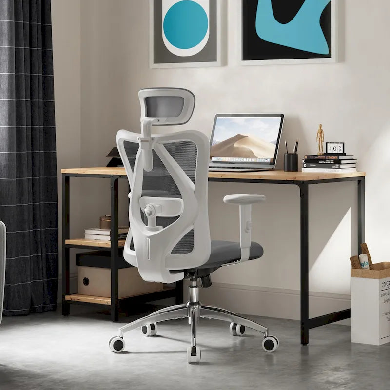 Sedia da ufficio ergonomica con supporto lombare regolabile