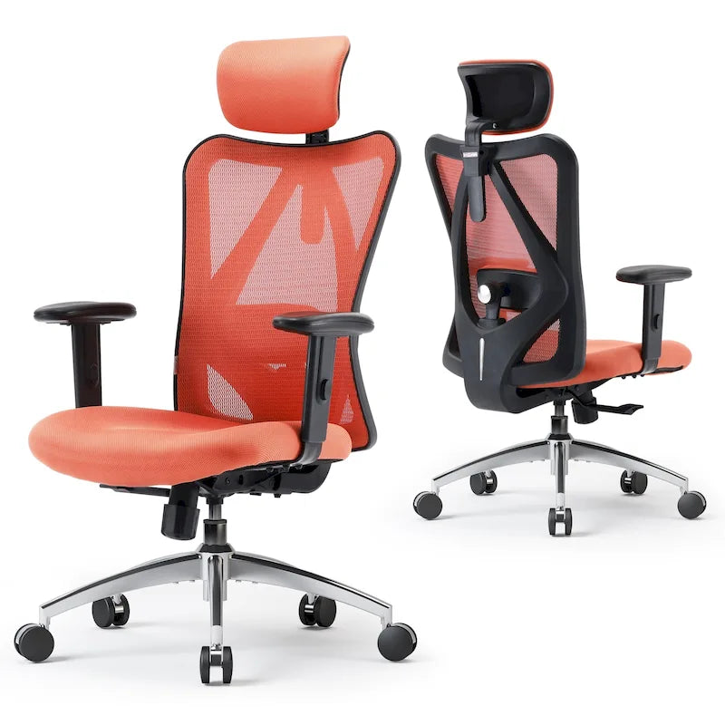 Sedia da ufficio ergonomica con supporto lombare regolabile
