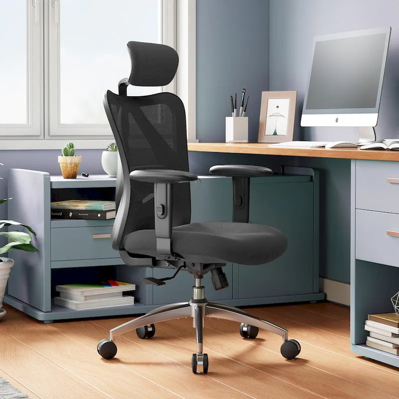 Sedia da ufficio ergonomica con supporto lombare regolabile