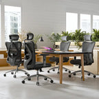 Sedia da ufficio ergonomica con supporto lombare regolabile
