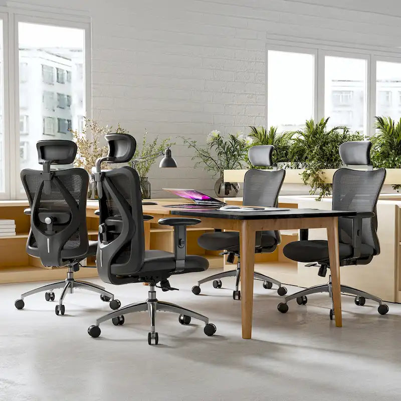 Sedia da ufficio ergonomica con supporto lombare regolabile