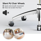 Sedia da ufficio ergonomica con supporto lombare regolabile