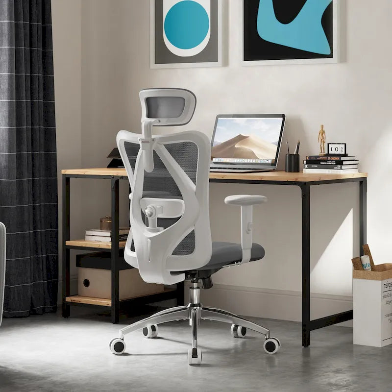 Sedia da ufficio ergonomica con supporto lombare regolabile