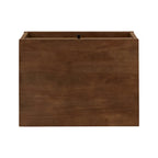 Comodino Frey con 1 cassetto in legno finitura marrone