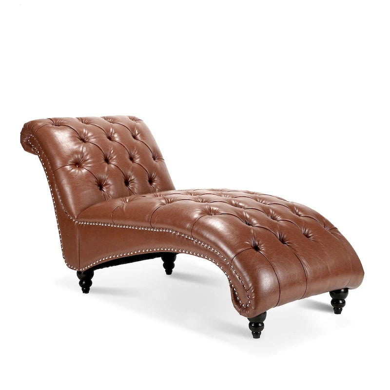 Chaise longue trapuntata senza braccioli - 62,8 x 27,17 x 32,87