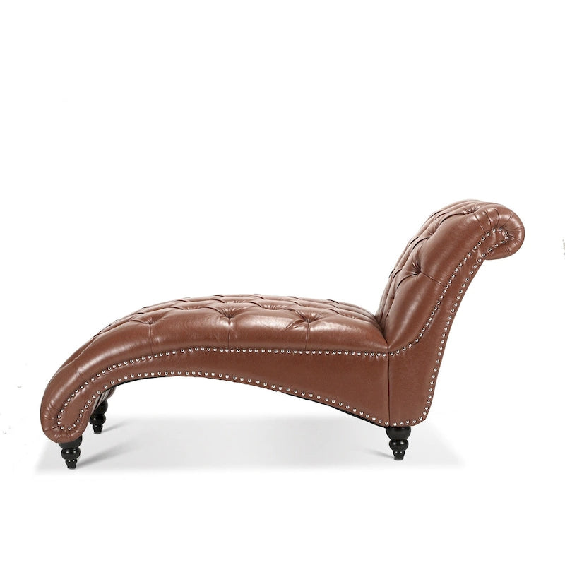 Chaise longue trapuntata senza braccioli - 62,8 x 27,17 x 32,87