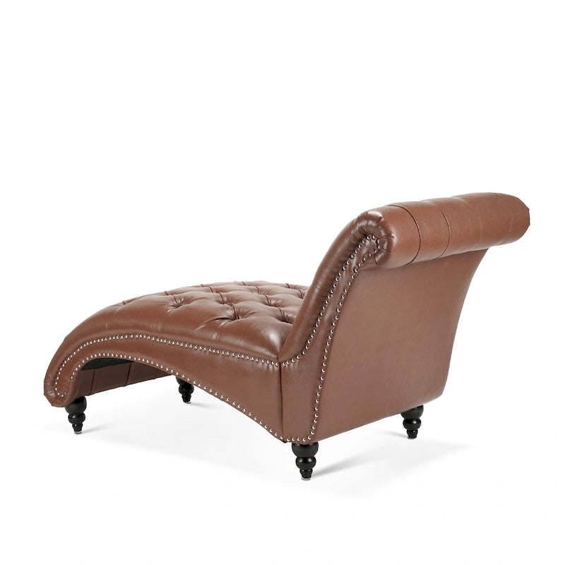 Chaise longue trapuntata senza braccioli - 62,8 x 27,17 x 32,87