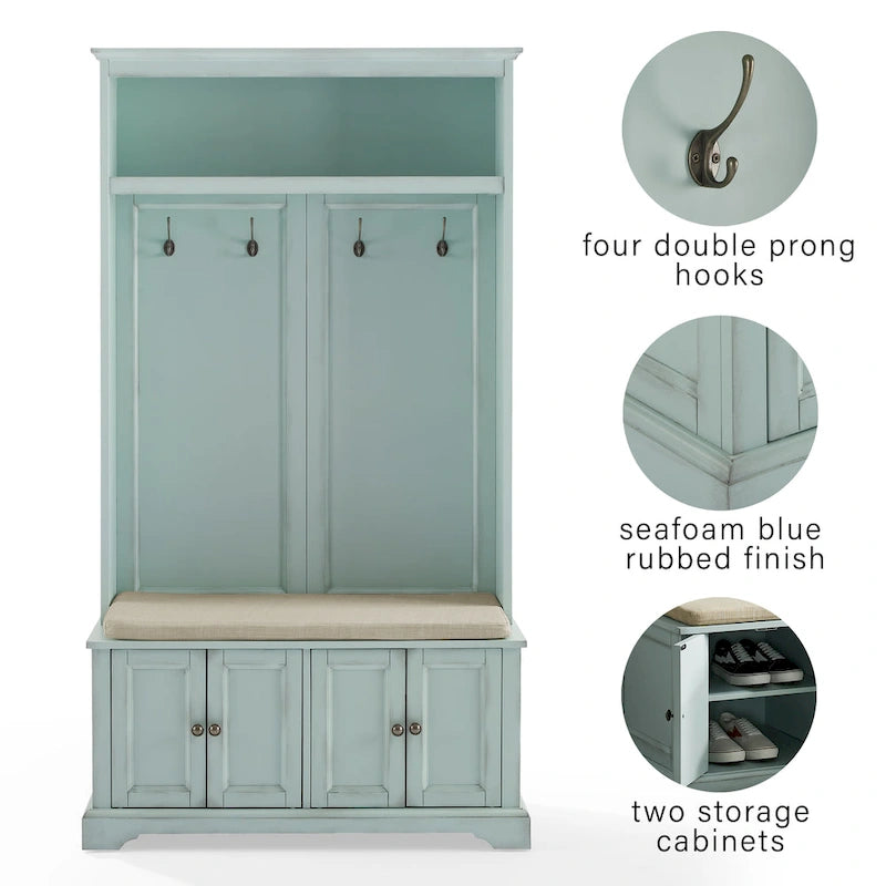 Crosley Holbrook Hall Tree - 46 P x 97 L x 178 H cm