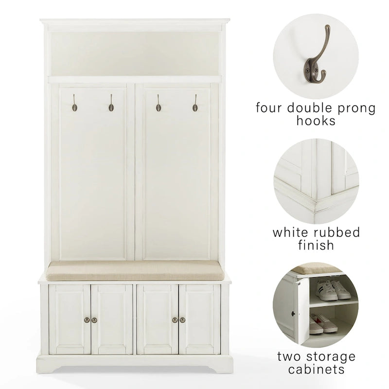 Crosley Holbrook Hall Tree - 46 P x 97 L x 178 H cm