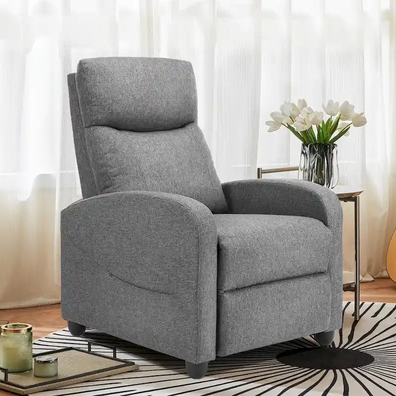 Poltrona reclinabile per massaggio con spinta manuale, poltrona reclinabile per home theater