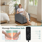 Poltrona reclinabile per massaggio con spinta manuale, poltrona reclinabile per home theater