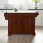 Isola/Carrello da Cucina Full Size con Piano in Granito - 52 L x 18 P x 34 H