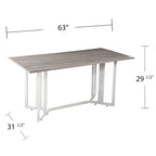 Tavolo a Ribalta Driness Grey