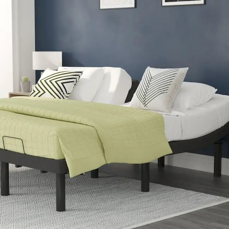 Base letto regolabile imbottita antiscivolo con telecomando wireless