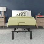 Base letto regolabile imbottita antiscivolo con telecomando wireless