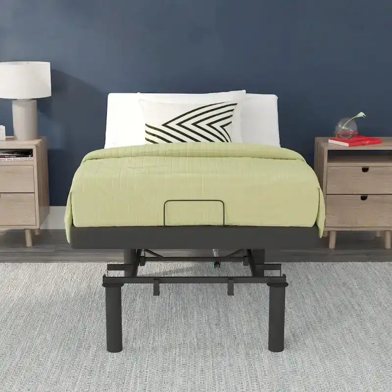 Base letto regolabile imbottita antiscivolo con telecomando wireless