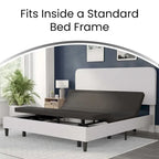Base letto regolabile imbottita antiscivolo con telecomando wireless