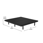 Base letto regolabile imbottita antiscivolo con telecomando wireless