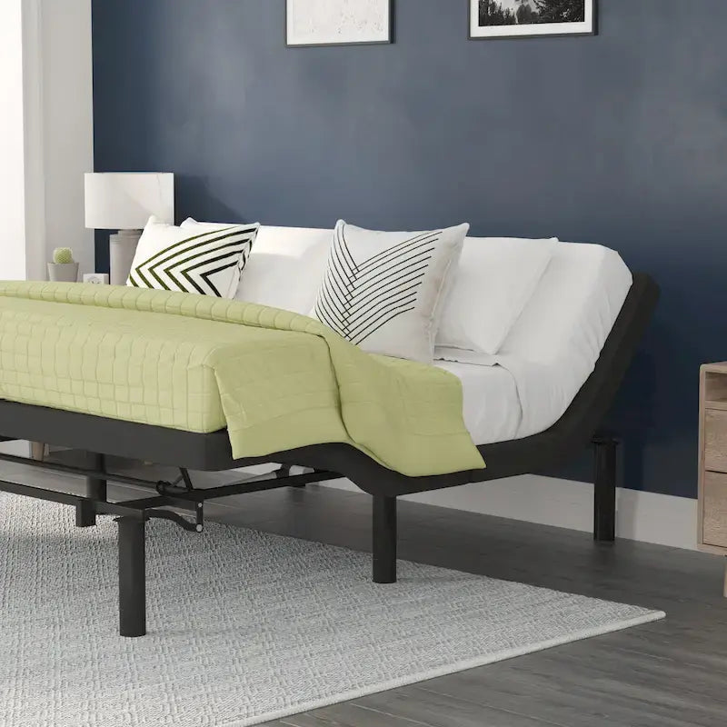 Base letto regolabile imbottita antiscivolo con telecomando wireless