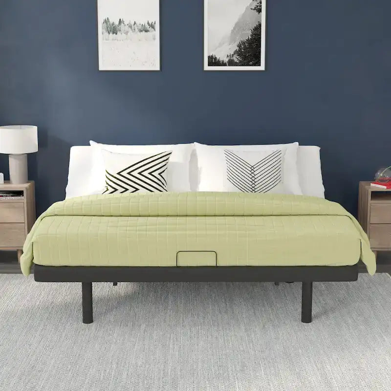 Base letto regolabile imbottita antiscivolo con telecomando wireless