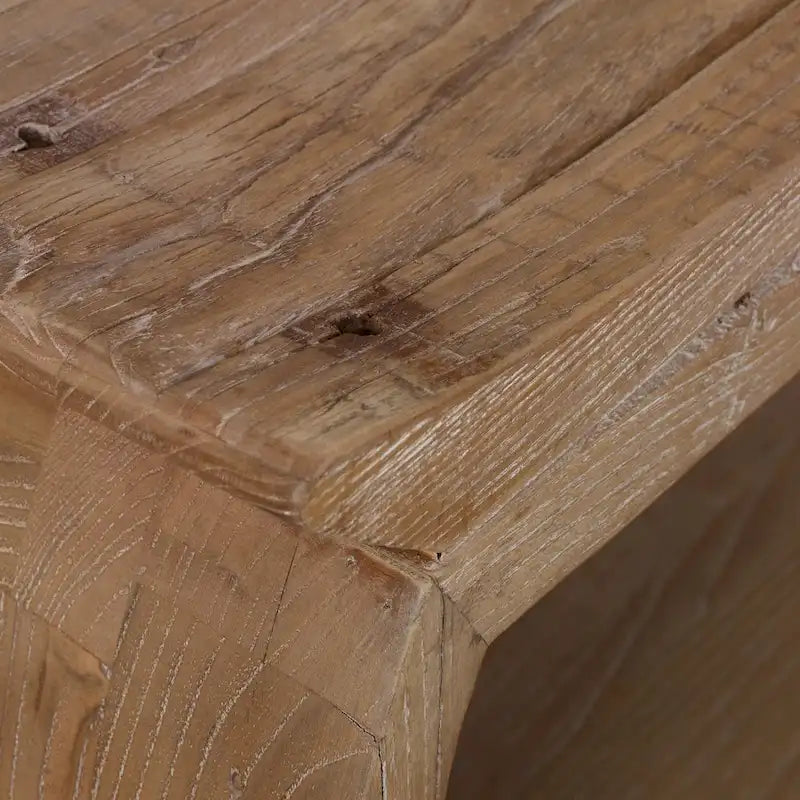 Panca Connor in legno di recupero - 42L x 17A x 14P