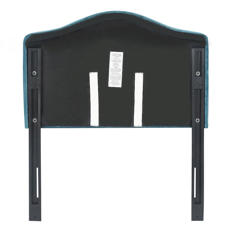 Testiera Imbottita Tufted a Gobba di Cammello per Letto Singolo