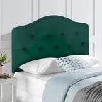 Testiera Imbottita Tufted a Gobba di Cammello per Letto Singolo