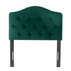 Testiera Imbottita Tufted a Gobba di Cammello per Letto Singolo