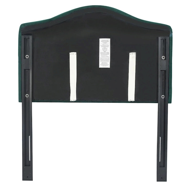 Testiera Imbottita Tufted a Gobba di Cammello per Letto Singolo