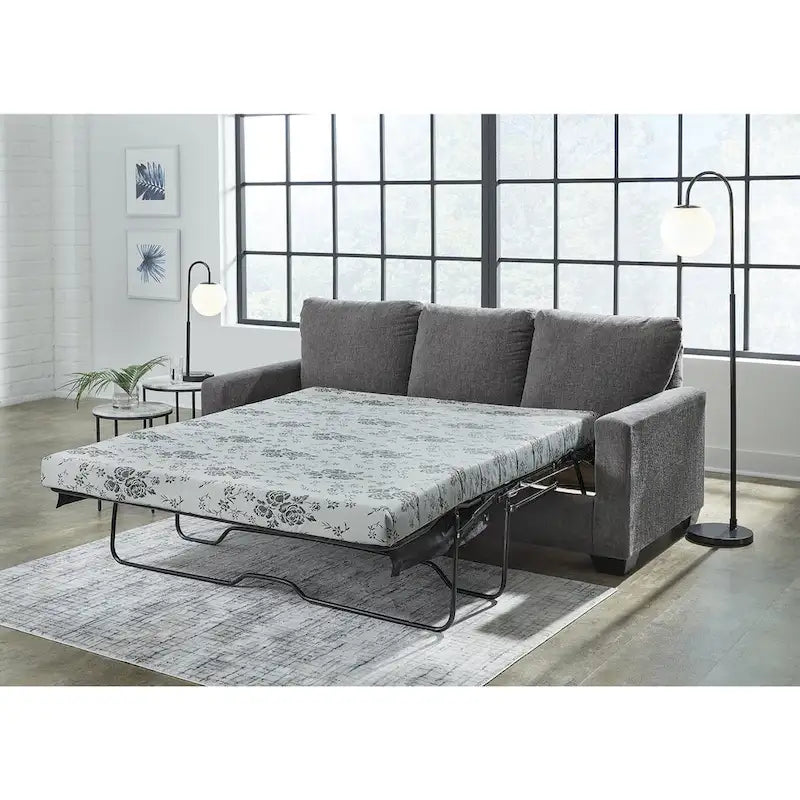 Divano letto Rannis Pewter Queen - 85L x 40P x 39H