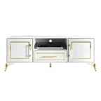 Consolle porta TV moderna di colore bianco