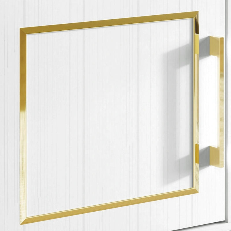 Consolle porta TV moderna di colore bianco