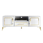 Consolle porta TV moderna di colore bianco