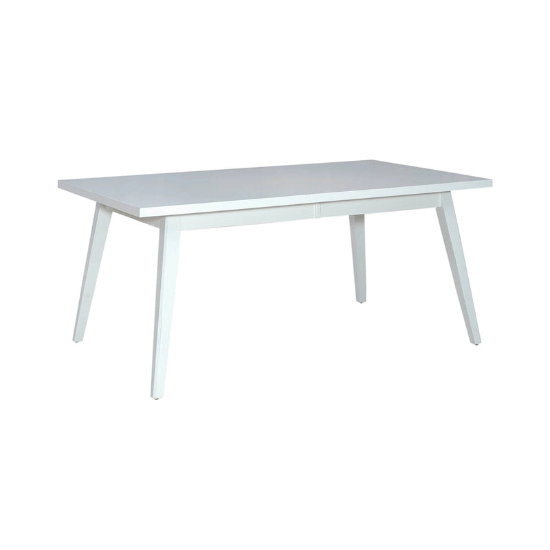 Set tavolo rettangolare 7 pezzi Capeside Cottage bianco e nero