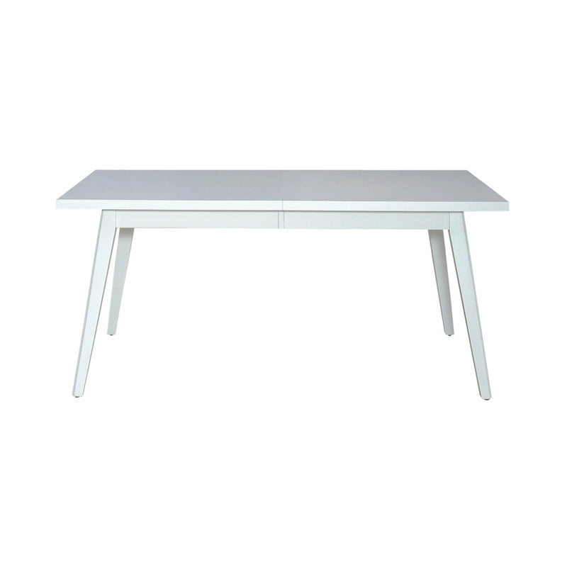 Set tavolo rettangolare 7 pezzi Capeside Cottage bianco e nero