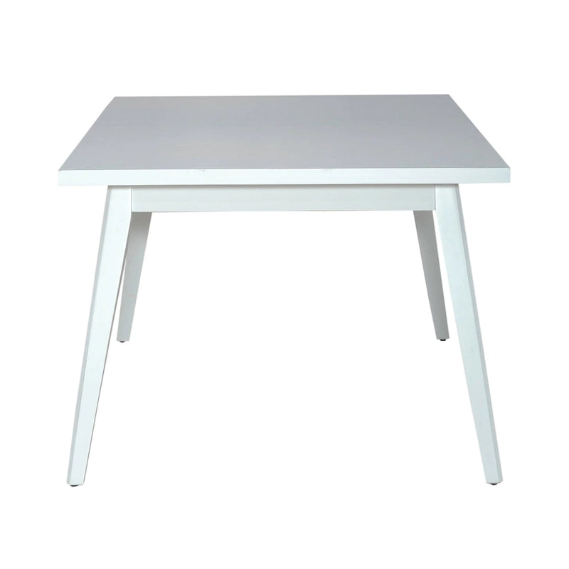 Set tavolo rettangolare 7 pezzi Capeside Cottage bianco e nero