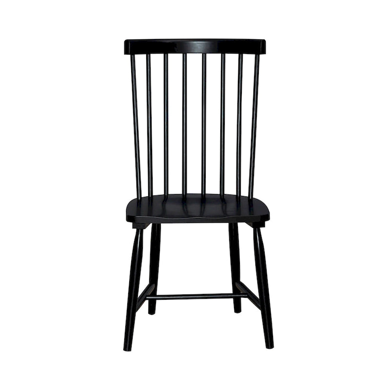 Set tavolo rettangolare 7 pezzi Capeside Cottage bianco e nero