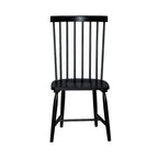 Set tavolo rettangolare 7 pezzi Capeside Cottage bianco e nero