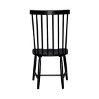 Set tavolo rettangolare 7 pezzi Capeside Cottage bianco e nero
