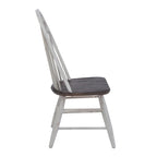 Set Tavolo Trestle da 7 Pezzi Opzionale Bianco Bicolore Stile Rustico