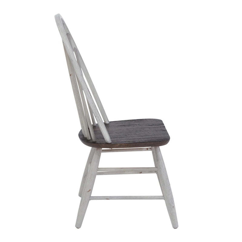 Set Tavolo Trestle da 7 Pezzi Opzionale Bianco Bicolore Stile Rustico